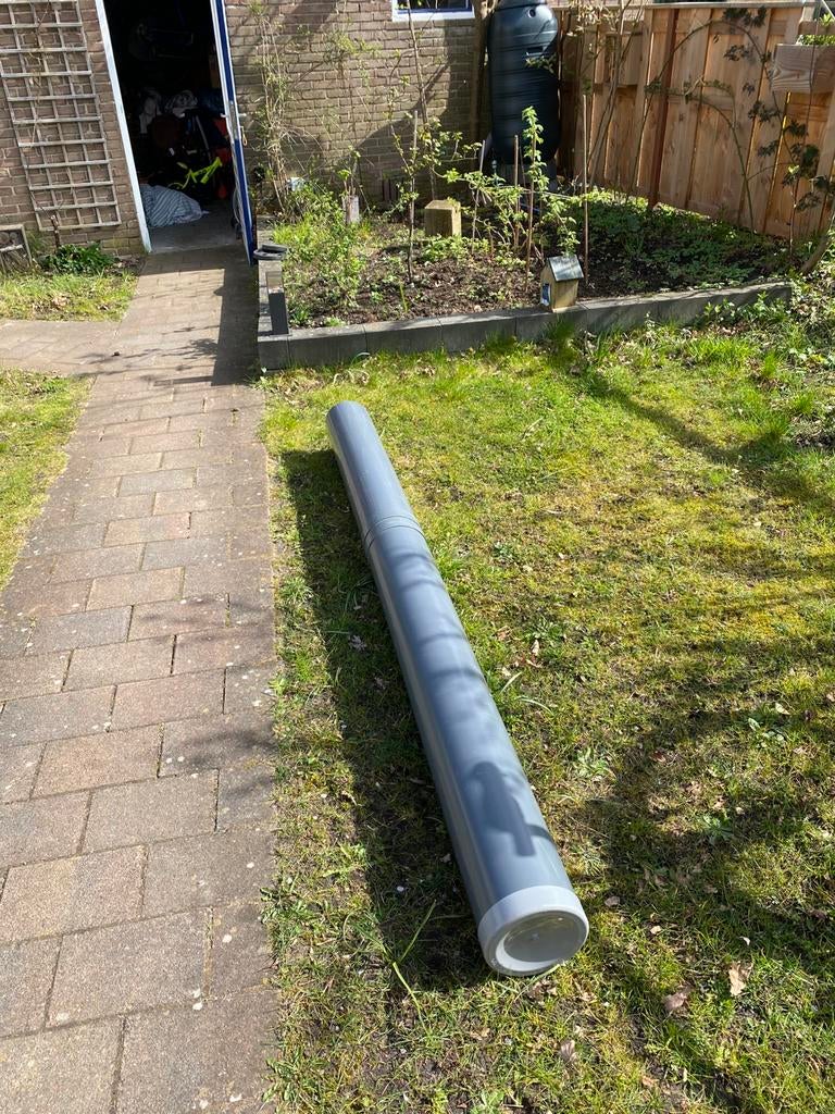 PVC buis 200mm doorsnee, Ophalen, Zo goed als nieuw, Pvc, 80 mm of meer