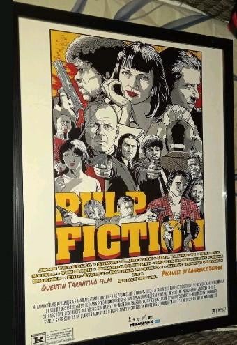 Pulp fiction, Ophalen of Verzenden, Zo goed als nieuw, A1 t/m A3, Film en Tv