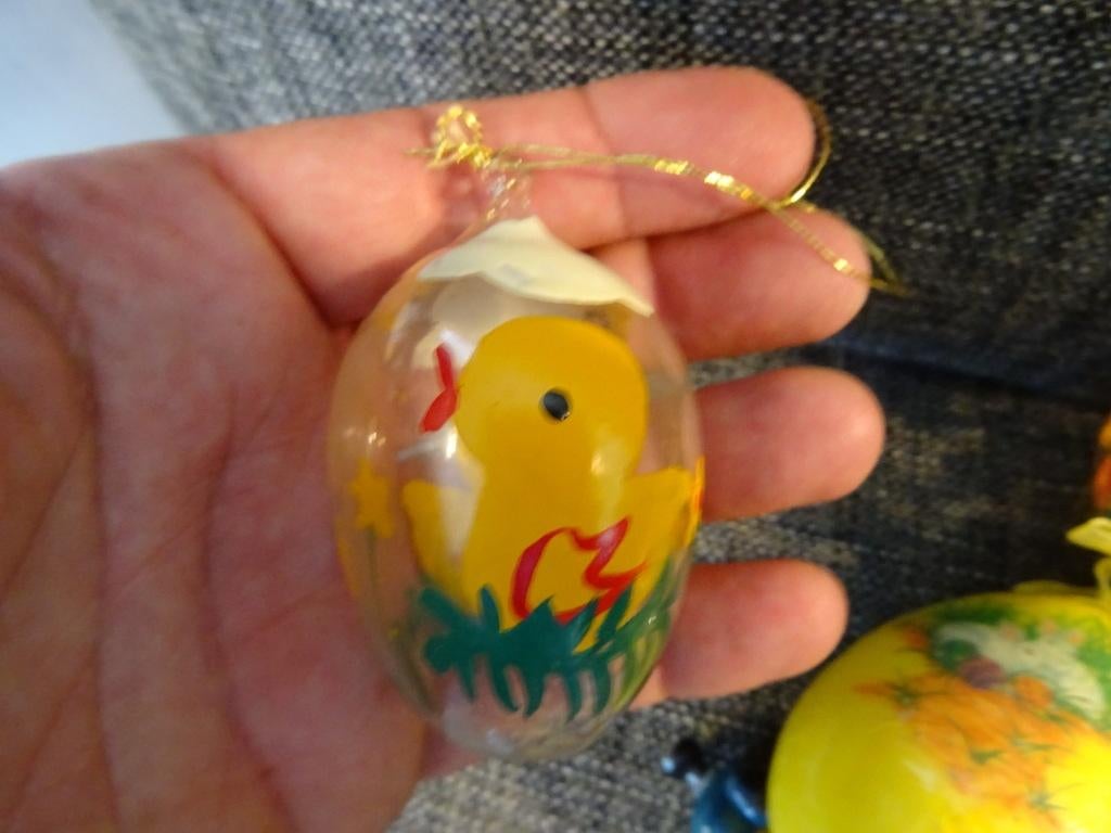 Curiosa Pasen paasdecoratie paaseieren paasversiering 1980, Ophalen of Verzenden, Zo goed als nieuw, Onbekend, Nvt