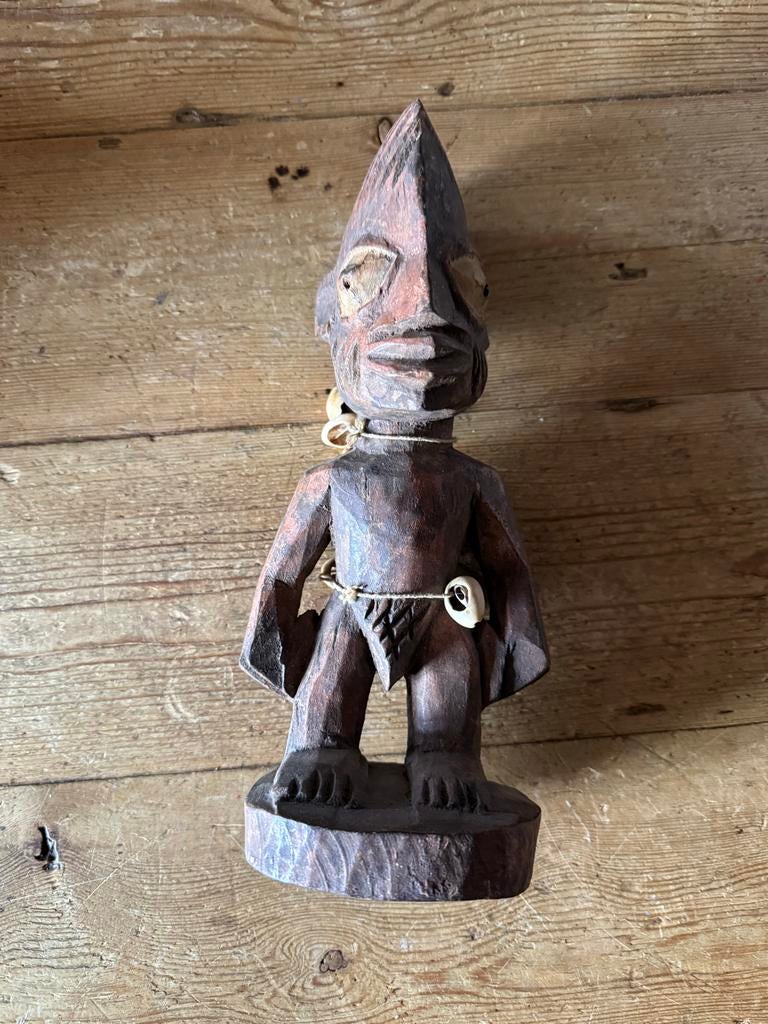 Authentiek Yoruba Ibeji Beeldje - Afrikaanse Kunst, Ophalen of Verzenden