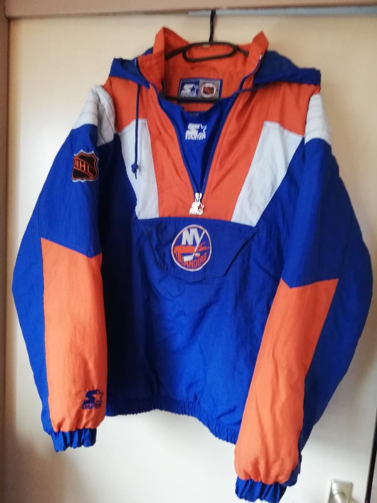 New York Islanders vintage Starter jacket, Blauw, Maat 56/58 (XL), Ophalen of Verzenden, Zo goed als nieuw
