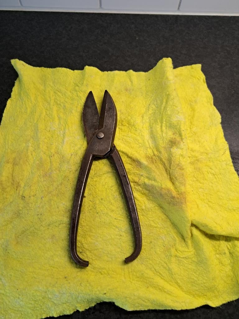 Oude doorloopschaar voor zink en koper - Extra Qualité, Ophalen, Gebruikt