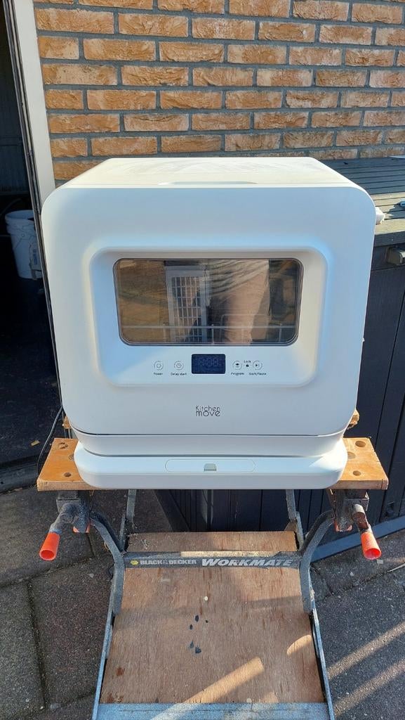 Kitchen move mini vaatwasser met waterbak en afvoer, Ophalen, Minder dan 85 cm