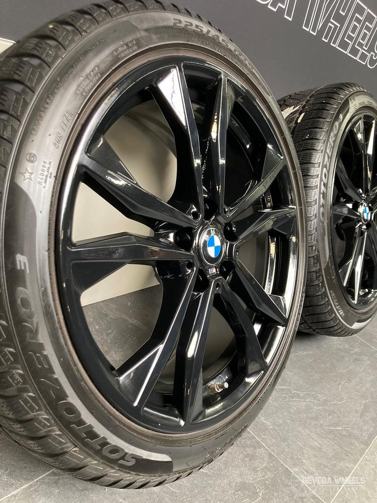 19” originele BMW X1 F48 X2 F39 velgen + winterbanden 715M, 19 inch, Gebruikt, -, -