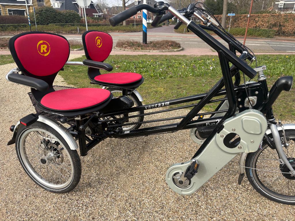Van Raam Duofiets Fun2go met garantie, Fietsen en Brommers, Fietsen | Driewielfietsen, Ophalen of Verzenden, Gebruikt, Van Raam