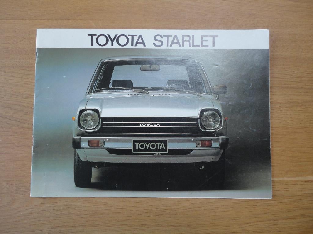 autofolder Toyota Starlet uit 1978, Boeken, Ophalen of Verzenden, Gelezen, Toyota