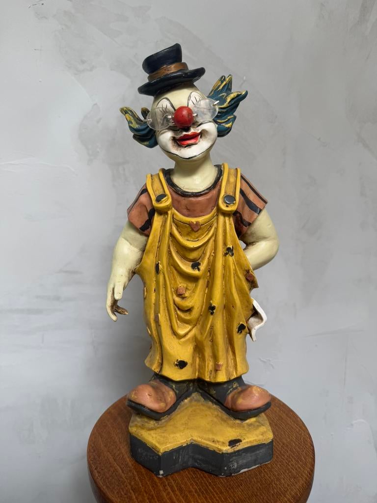 Clown beeld 34cm, Verzamelen, Ophalen of Verzenden, Zo goed als nieuw