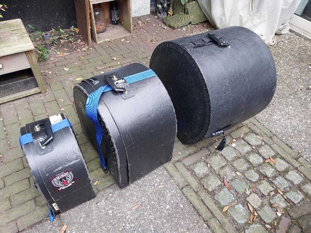 Kofferset drums 3-delig, Ophalen, Gebruikt, Overige instrumenten