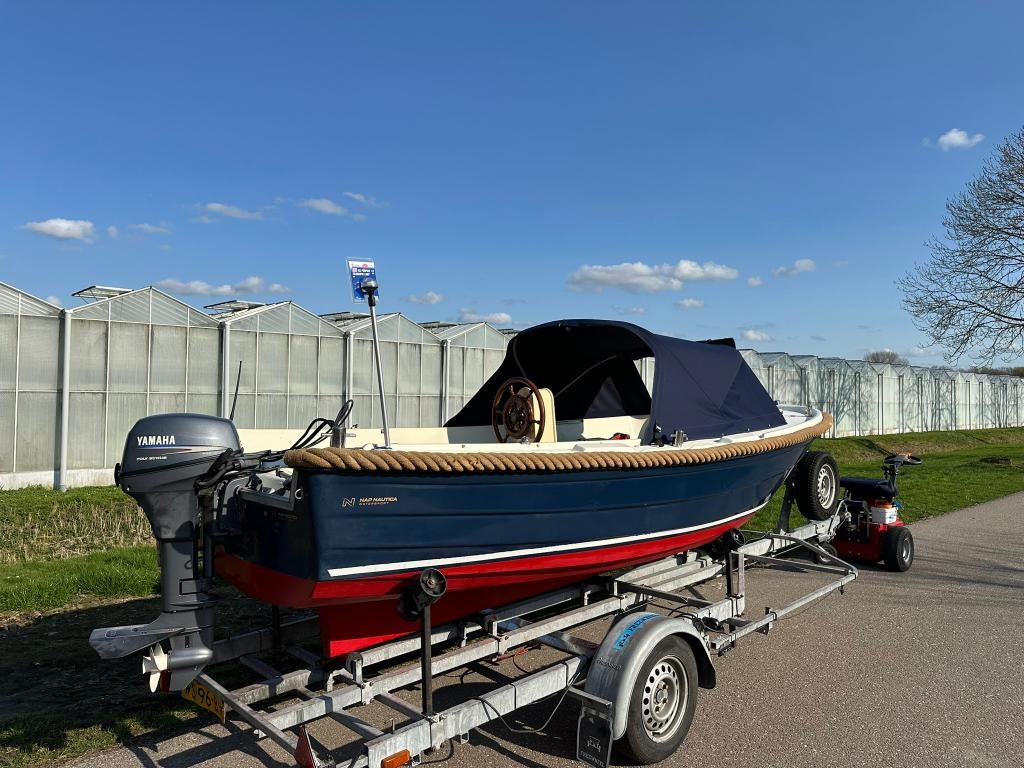 Antaris 501 Sloep + Yamaha 9.9PK 4T | Nieuwe tent &Vaarklaar, Watersport en Boten, 10 tot 30 pk, Binnenboordmotor, Ophalen of Verzenden