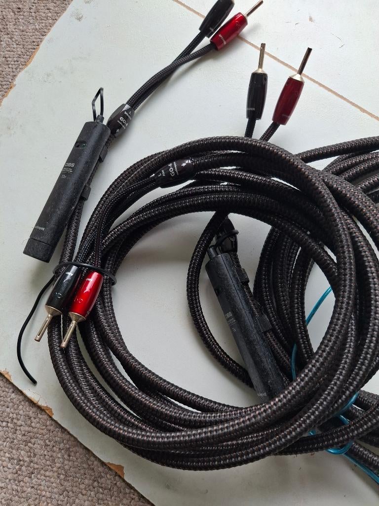 AudioQuest Luidspreker kabel (G0-4) 2X5 meter, Ophalen of Verzenden, Zo goed als nieuw, 2 tot 5 meter, Luidsprekerkabel