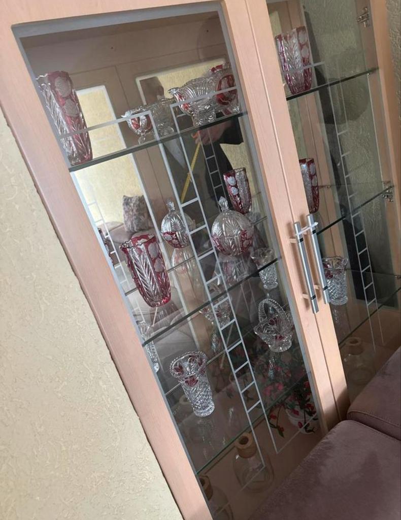 Mooie vitrinekast - 190x110x40 cm - Goede staat, Huis en Inrichting, Kasten | Vitrinekasten, Ophalen, Gebruikt, 100 tot 150 cm