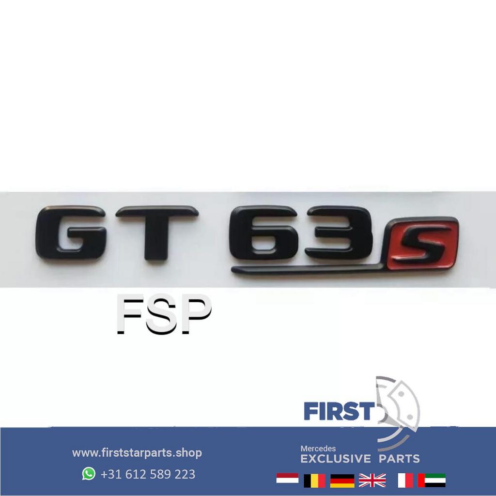 GT63 S LOGO EMBLEEM Mercedes GT63S Klasse 2014-2022 GT 63S A, Auto-onderdelen, Gebruikt, -, Ophalen of Verzenden, Achter