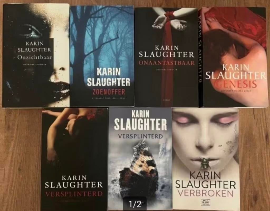 Karin Slaughter 5 thrillers: Sara Linton / Will Trent reeks, Boeken, Ophalen of Verzenden, Zo goed als nieuw, Amerika
