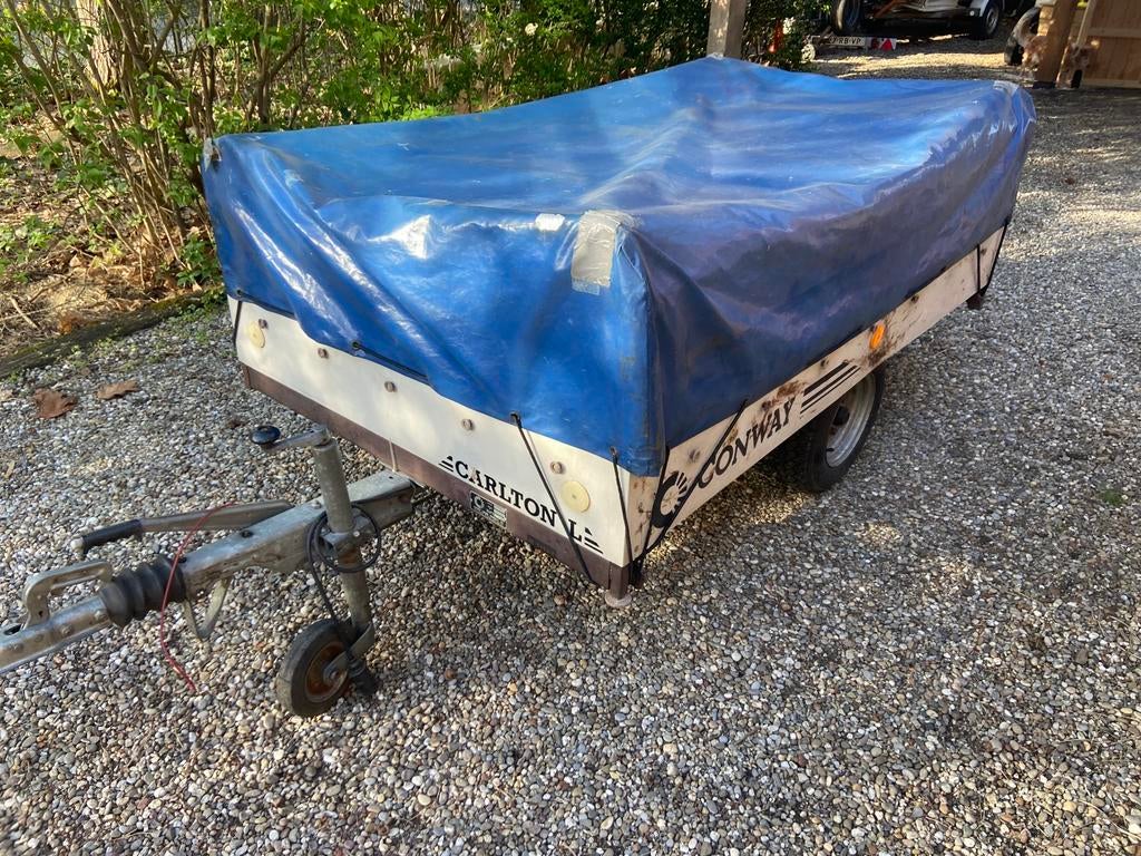 Oude vouwwagen, Ophalen, Gebruikt