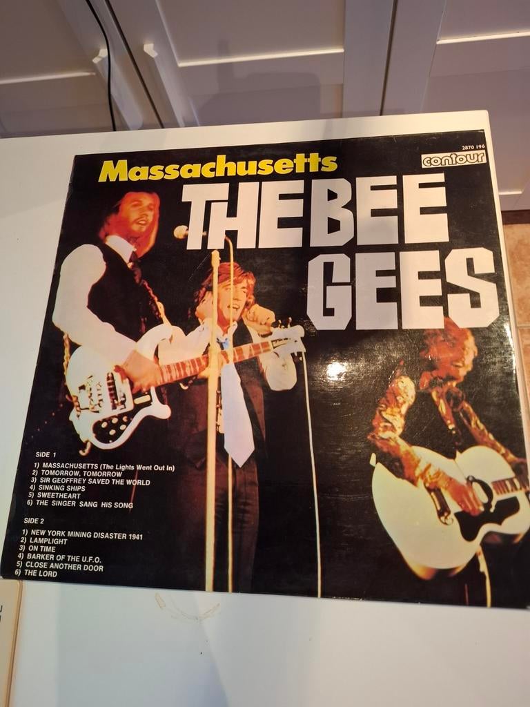 The Bee Gees lp Massachusetts, Ophalen of Verzenden, 1960 tot 1980, Zo goed als nieuw, 12 inch