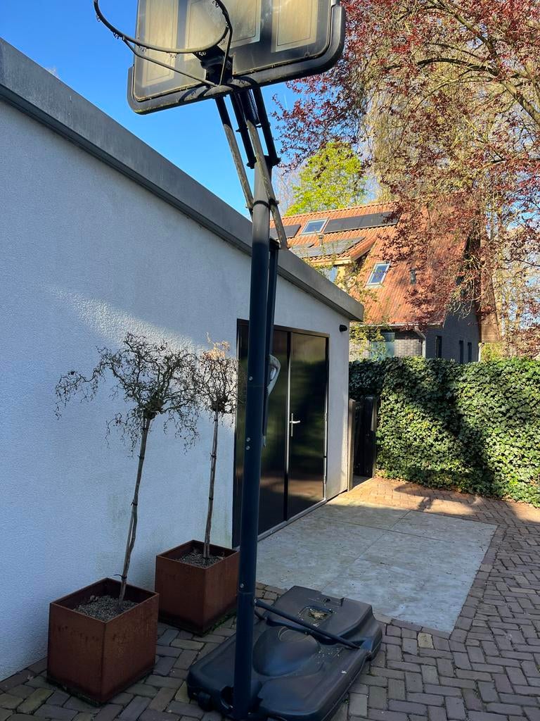 Basketbal standaard met net, Sport en Fitness, Basketbal, Ophalen, Gebruikt, Ring, Bord of Paal