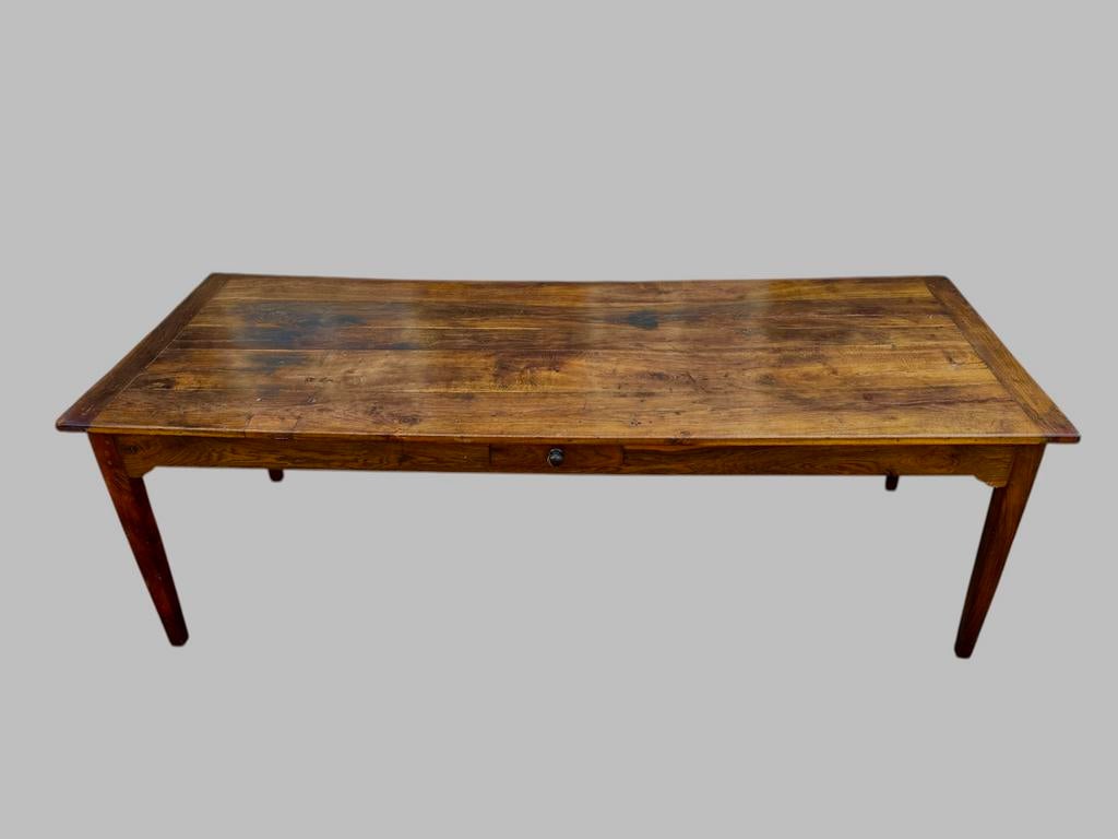 Antieke Franse eettafel tafel boerentafel 230 cm, Ophalen