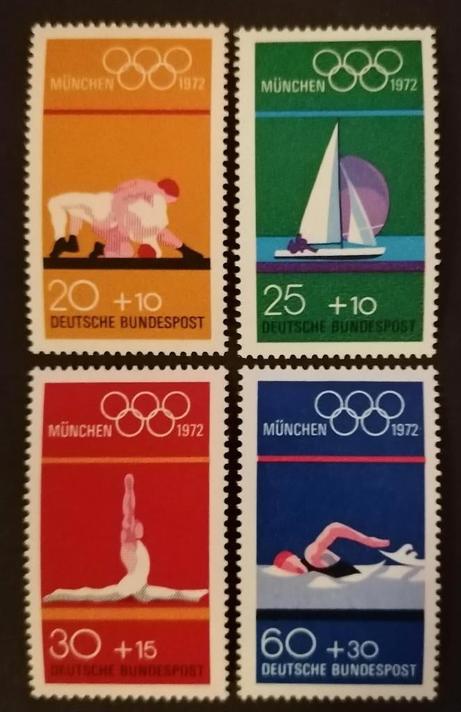 DUITSLAND - Olympische Spelen 1972, Verzenden, BRD, Postfris