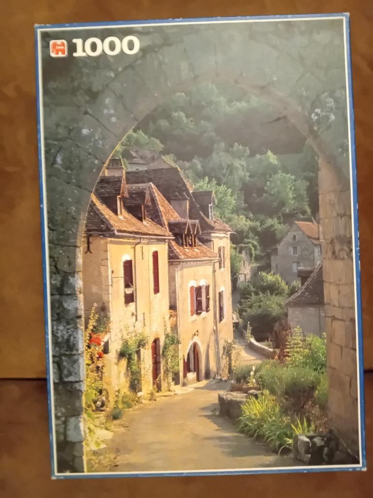 PUZZELS JUMBO KASTEEL 1000 STUKS €2, Ophalen of Verzenden, 500 t/m 1500 stukjes, Gebruikt, Legpuzzel