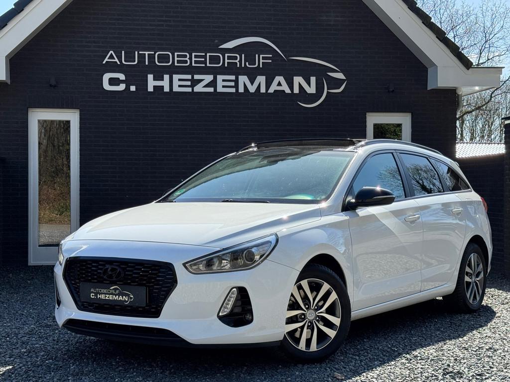 Hyundai I30 Wagon 1.4 T-GDI Premium PANORAMADAK NAVI CARPLAY, Auto's, Voorwielaandrijving, Stof, Zwart, 4 cilinders