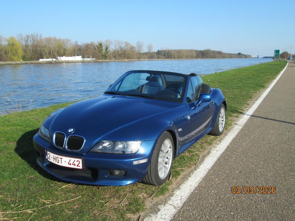 Prachtige Originele BMW Z3 2.2i uit 2001 Full Option, Auto's, Achterwielaandrijving, Cabriolet, 163 pk, Leder