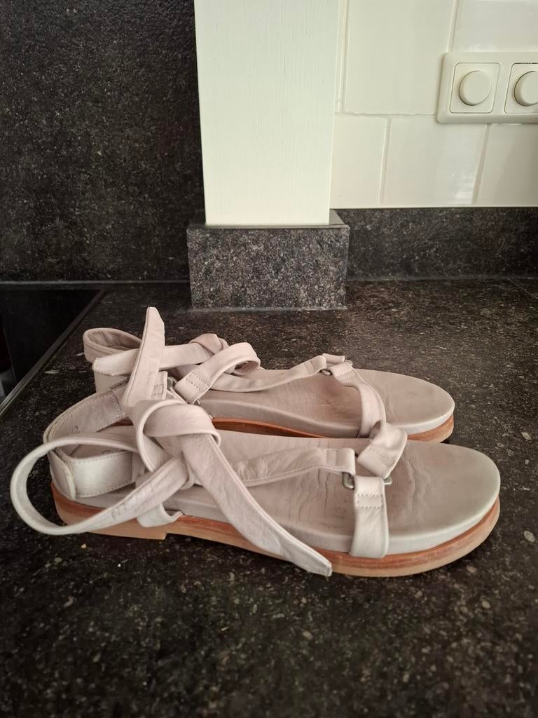 Shabbies, 41, Shabbies Amsterdam, Beige, Zo goed als nieuw, Sandalen of Muiltjes