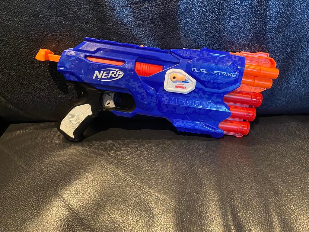 Nerf dual strike, Ophalen of Verzenden, Gebruikt