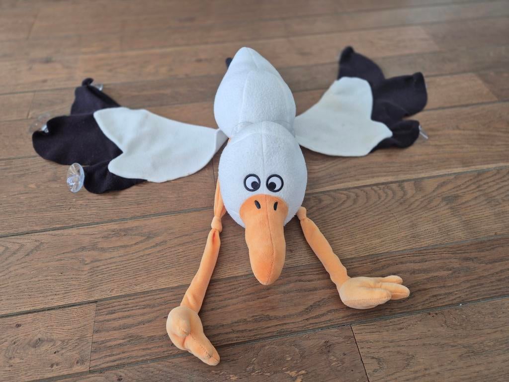 Raam ooievaar - Geboorte aankondiging, Kinderen en Baby's, Kraamcadeaus en Geboorteborden, Ophalen, Gebruikt, Geboortebord