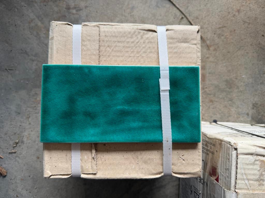 Tonalite Briolette Smeraldo tegels 10x20 cm (2m²), Nieuw, 20 tot 40 cm, Minder dan 5 m², Wandtegels