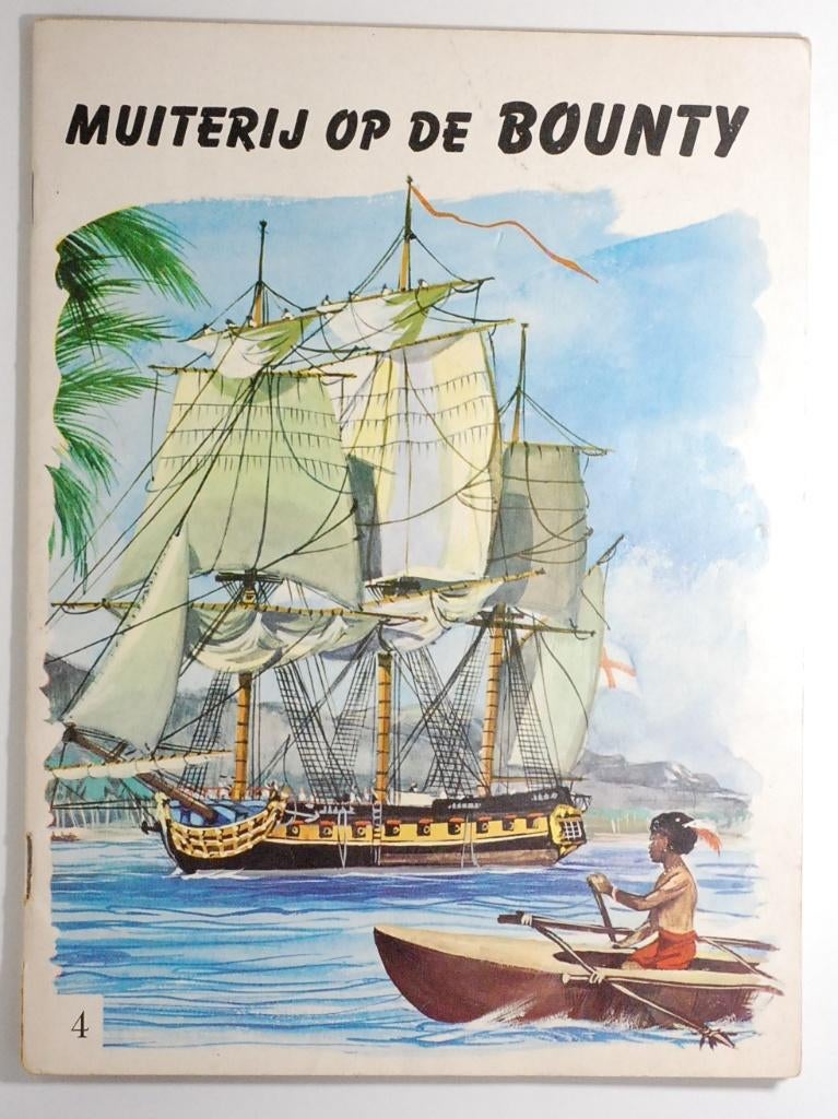 De muiterij op de Bounty - John Barrow (1977), Boeken, Eén stripboek, Verzenden, Gelezen