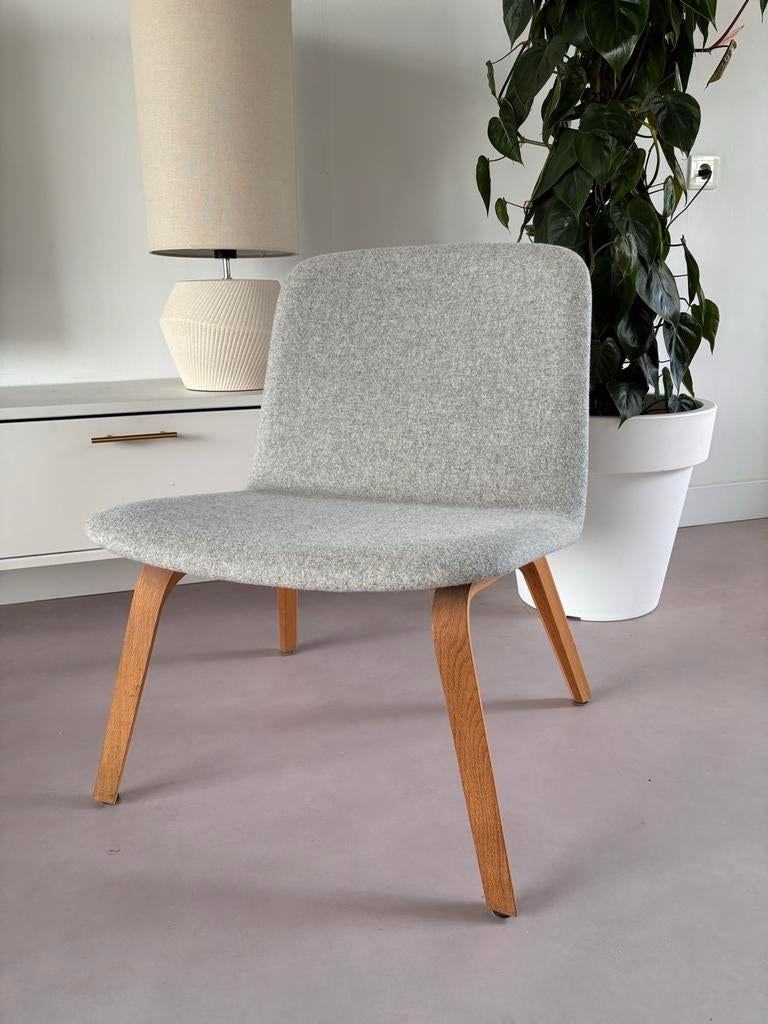Bolia Palm Loungefauteuil, Ophalen, Minder dan 75 cm, Scandinavisch, Zo goed als nieuw