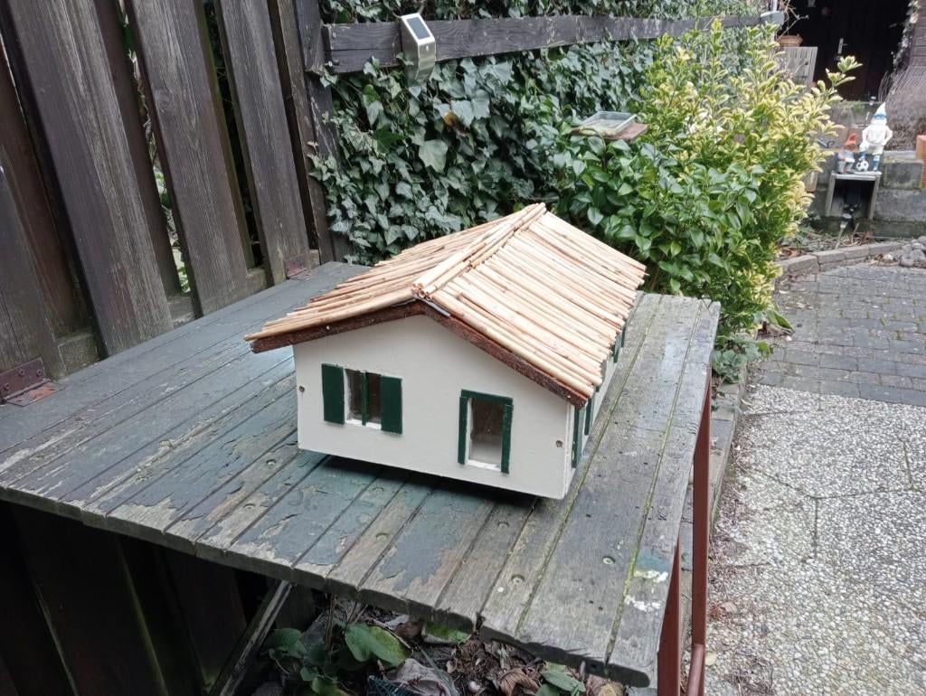 brievenbus  "Boerderij", Tuin en Terras, Brievenbussen, Ophalen of Verzenden, Nieuw, Hout, Brievenbusklep