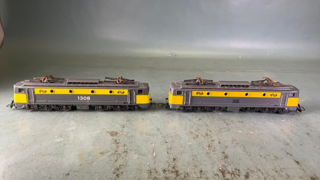 JOUEF ho 2 stuks NS E loc 1306 1308 gelijkstroom analoog, Jouef, Ophalen of Verzenden, Zo goed als nieuw, Analoog