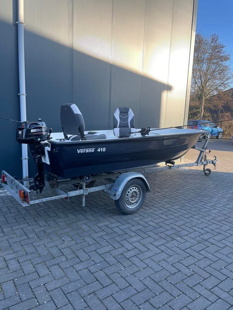 Verano 410 visboot, Ophalen, Tot 10 pk, Zo goed als nieuw, 3 tot 6 meter