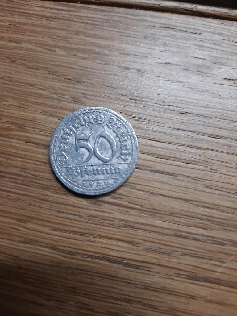 Duitsland 50 pfennig A 1921. Aluminium, Ophalen of Verzenden, Duitsland
