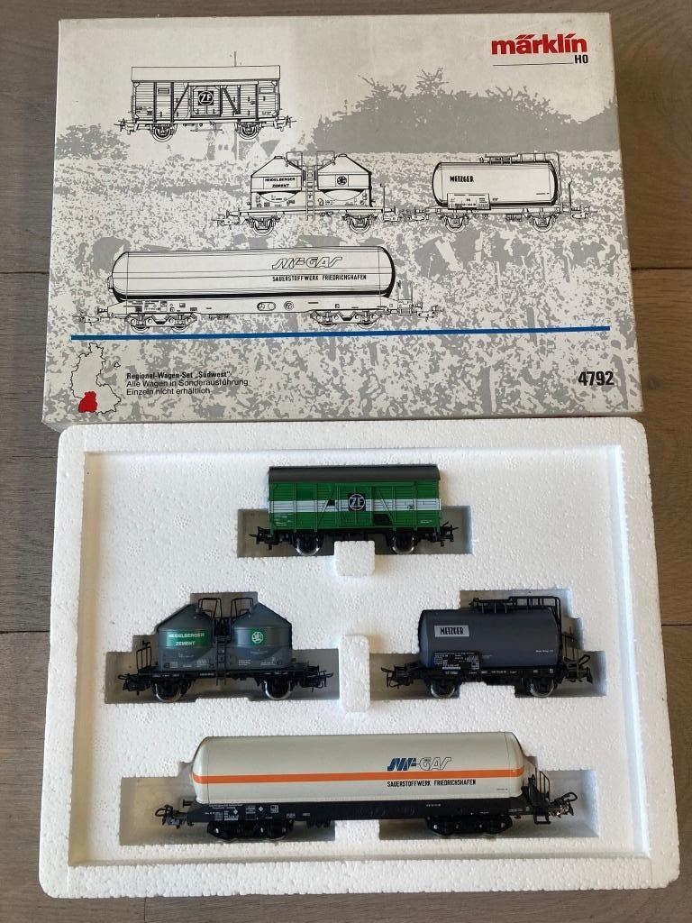Marklin ho 4792 set wagons nieuwstaat, Wisselstroom, Treinset, Verzenden, Nieuw