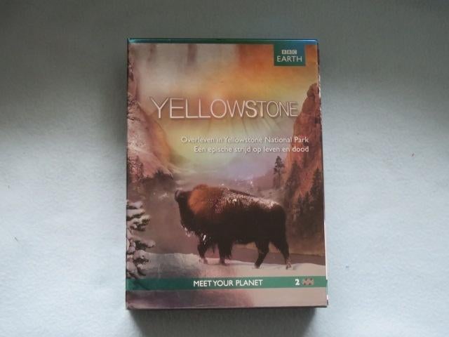 2 DVDbox BBC Earth: Yellowstone, overleven in extreem weer, Boxset, Natuur, Ophalen of Verzenden, Zo goed als nieuw