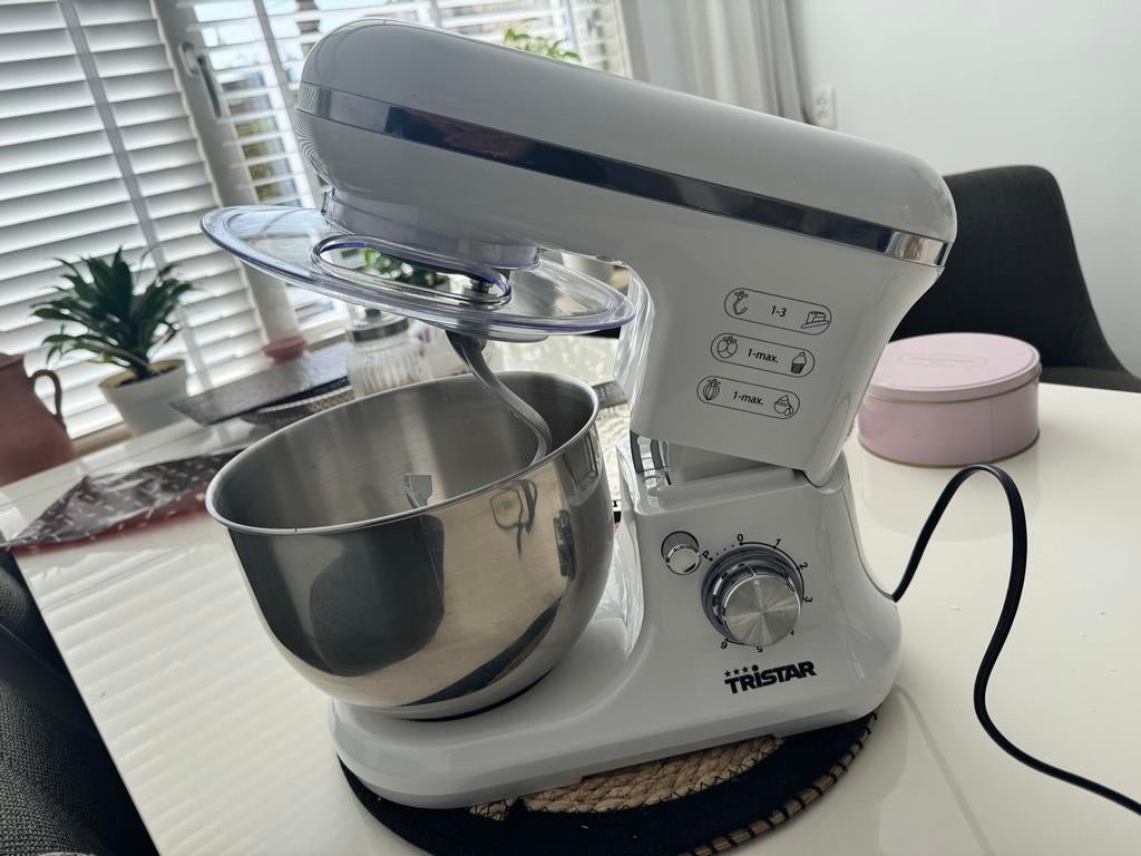 NIEUW Tristar MX-4817 Keukenmachine - 3 Liter Inhoud, 3 tot 4 liter, Ophalen of Verzenden, Nieuw, 3 snelheden of meer