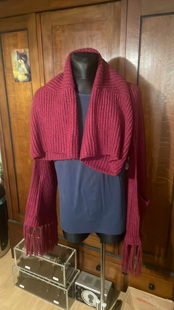 Sjaal Wol palme nieuw, Ophalen of Verzenden, Nieuw, Maat 46/48 (XL) of groter, Sjaal