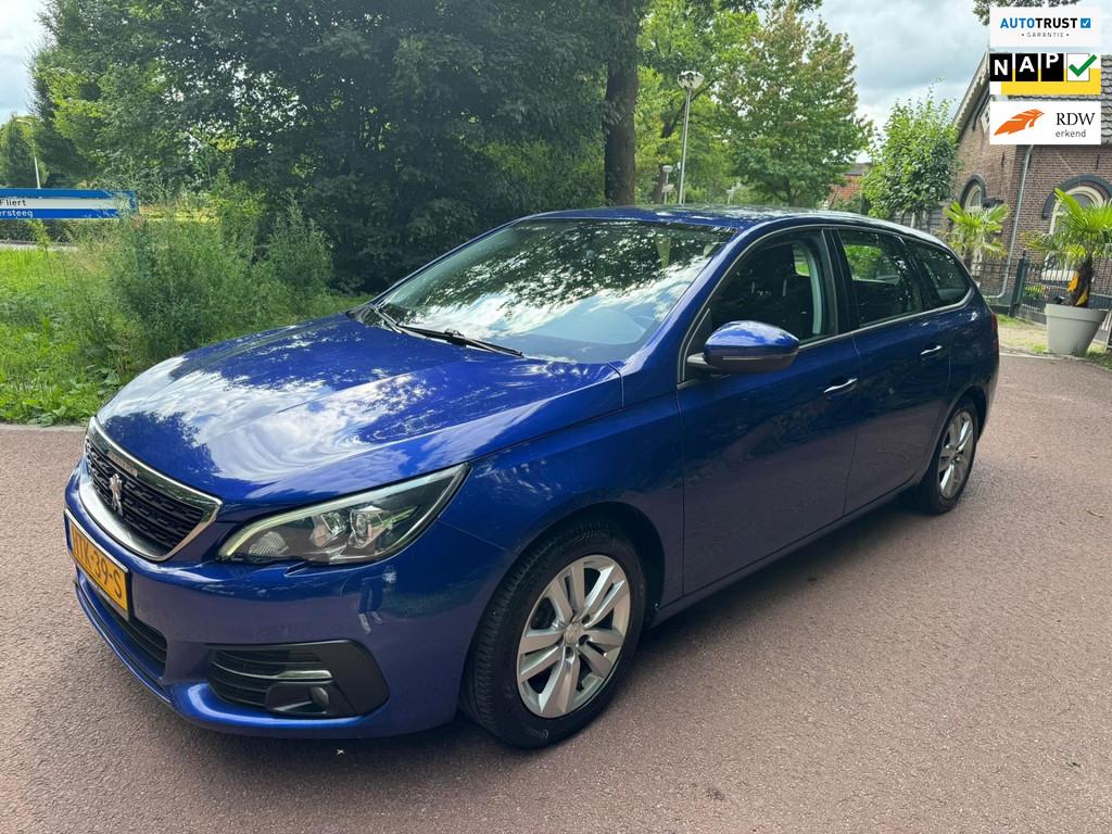 Peugeot 308 SW 1.2 PureTech Allure / Navi / Automaat / LED /, Gebruikt, Euro 6, 1199 cc, Blauw