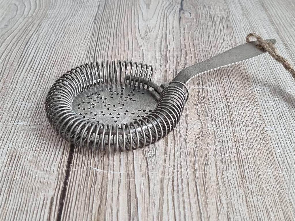 Mooie Vintage Hawthorne Cocktail Zeef Verzilverd Loftus & Co, Verzenden