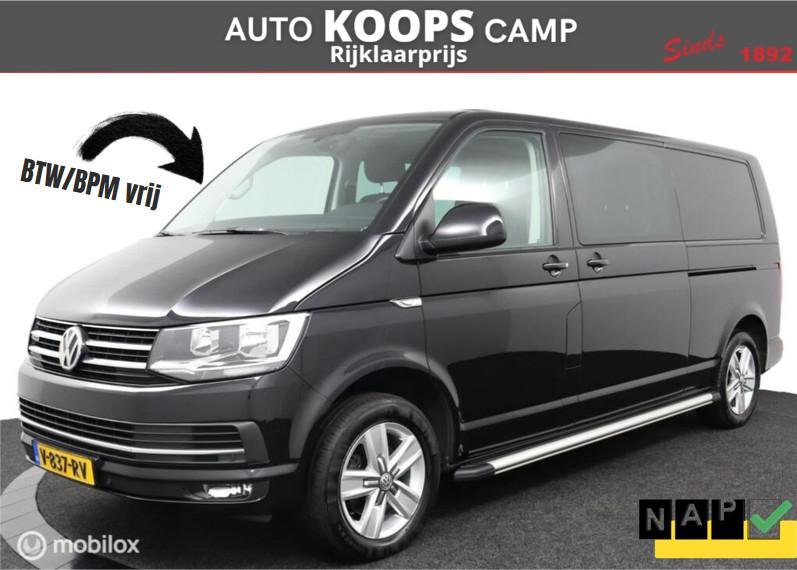 Volkswagen Transporter 2.0 TDI L2H1 DC 4Motion Highline BTW, Auto's, Automaat, Euro 6, 150 pk, 2500 kg