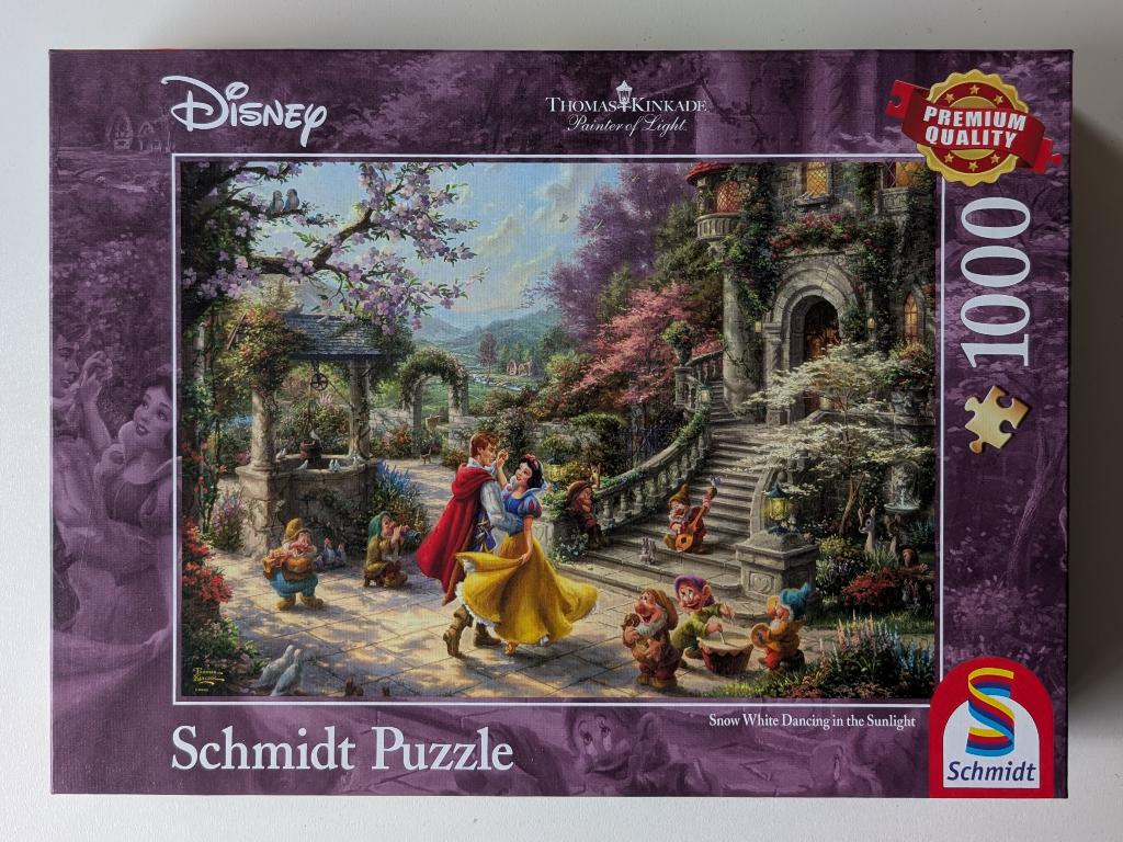 Disney Sneeuwwitje puzzel 1000 stukjes, Ophalen of Verzenden, 500 t/m 1500 stukjes, Zo goed als nieuw, Legpuzzel