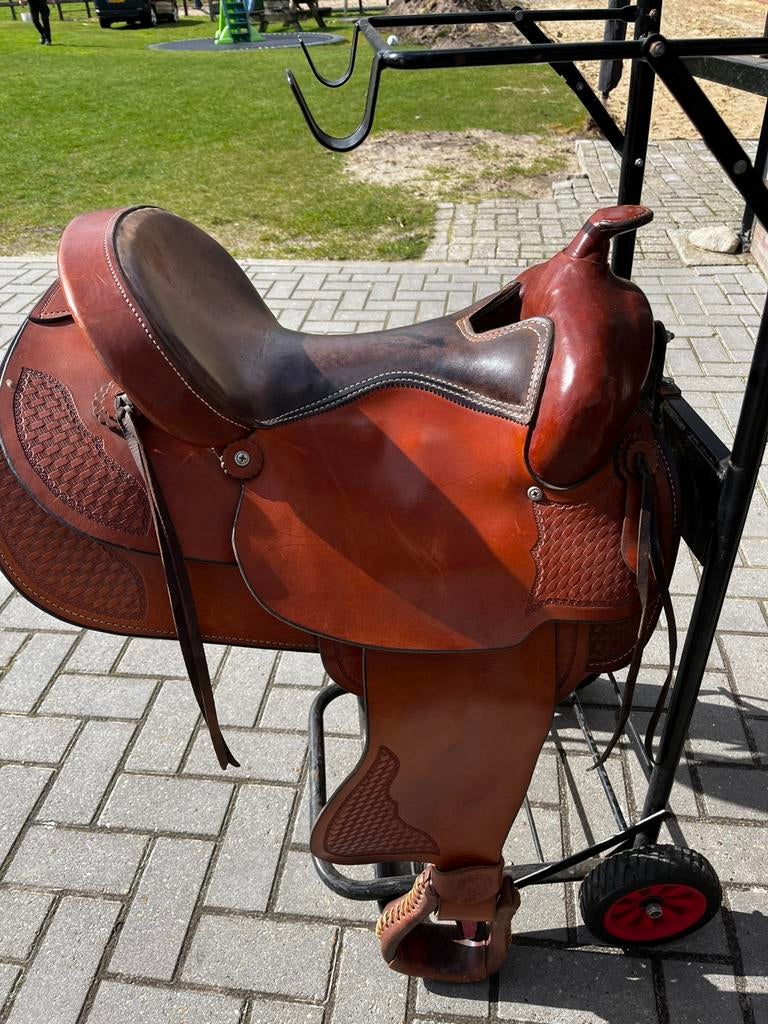 Montana Westernzadel+ westernpad, Dieren en Toebehoren, Paarden en Pony's | Overige Paardenspullen, Ophalen of Verzenden, Gebruikt