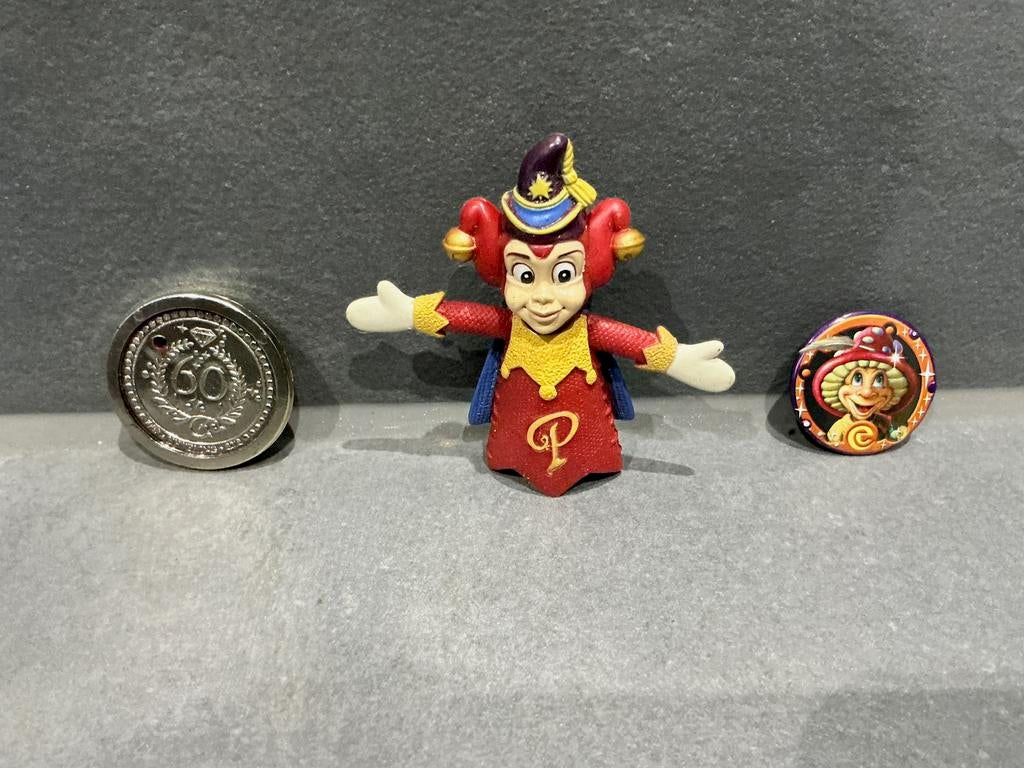 Efteling Collectie – Pardoes  + Jubileummunt + Button, Ophalen of Verzenden, Zo goed als nieuw, Overige typen