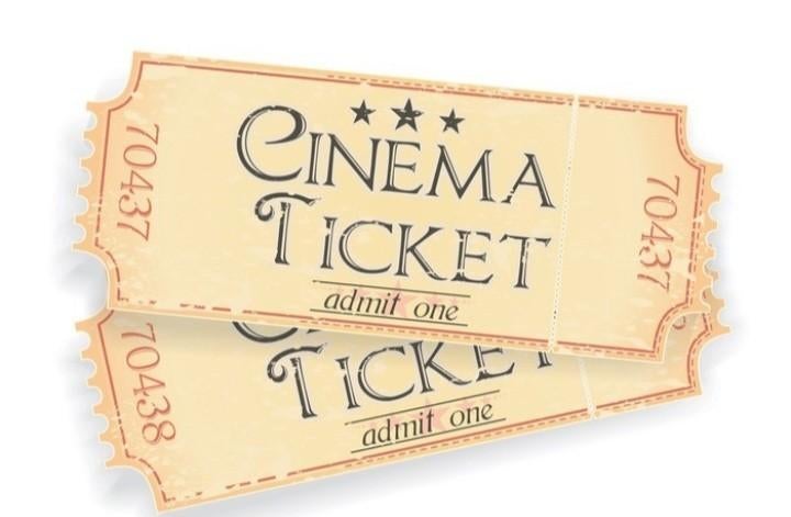 4 stuks Pathé bioscoop kaartjes