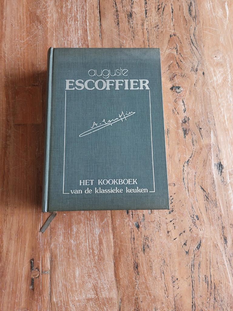 Escoffier kookboek, Ophalen, Zo goed als nieuw