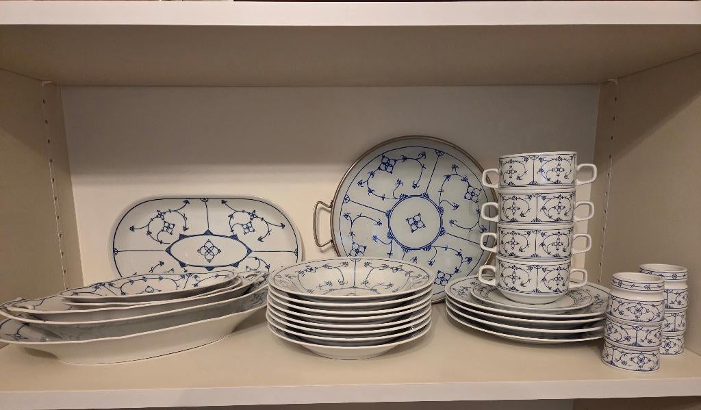 Serviesdelen Jäger Saks Blau Zwiebelmuster, Ophalen of Verzenden