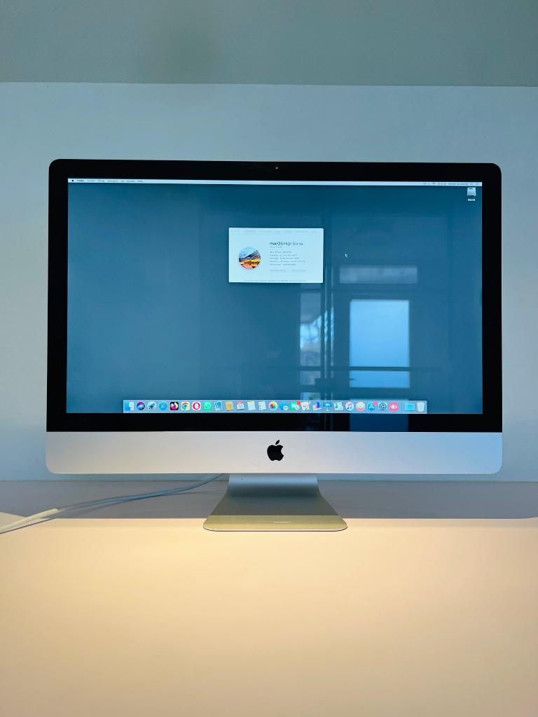 Apple iMac 27 inch 12 Gb, Ophalen, SSD, Apple, Intel Core i3