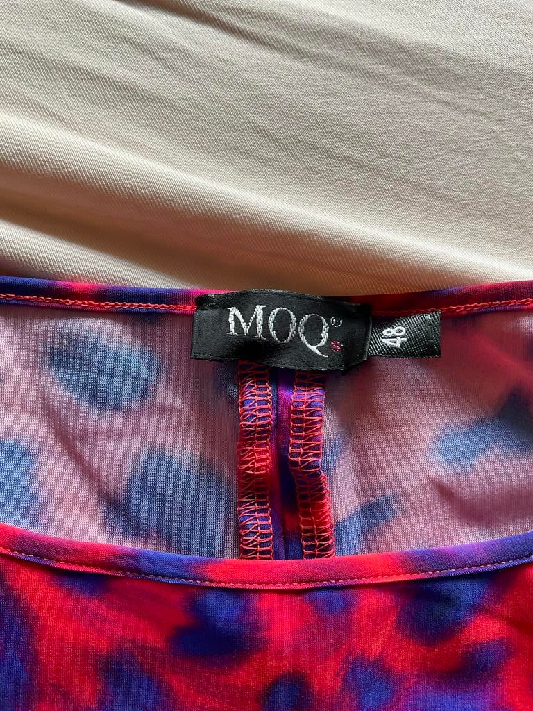 MOQ Travelstof Jurk Maat 48 - Zo goed als nieuw, Ophalen of Verzenden, Zo goed als nieuw, Maat 46/48 (XL) of groter, Overige kleuren